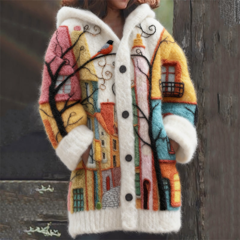 Cardigan au style vintage intemporel