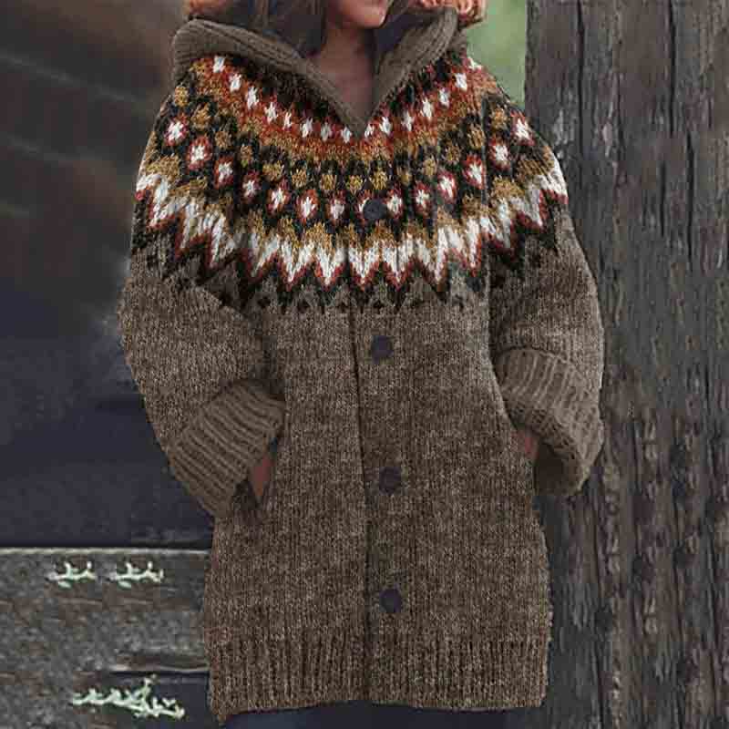 Cardigan au design réfléchi