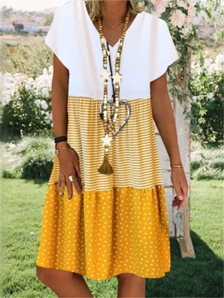 SL | Robe midi décontractée 3 couleurs
