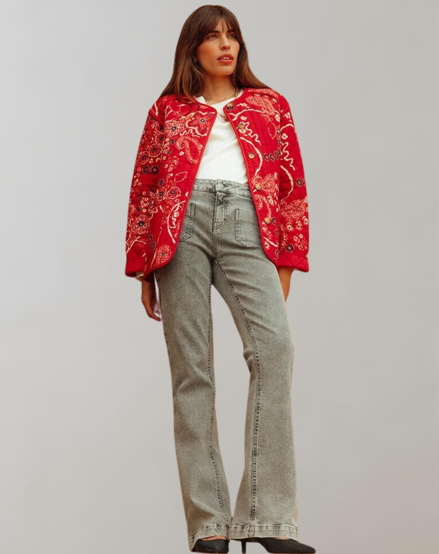 EP | Veste souple imprimée décontractée