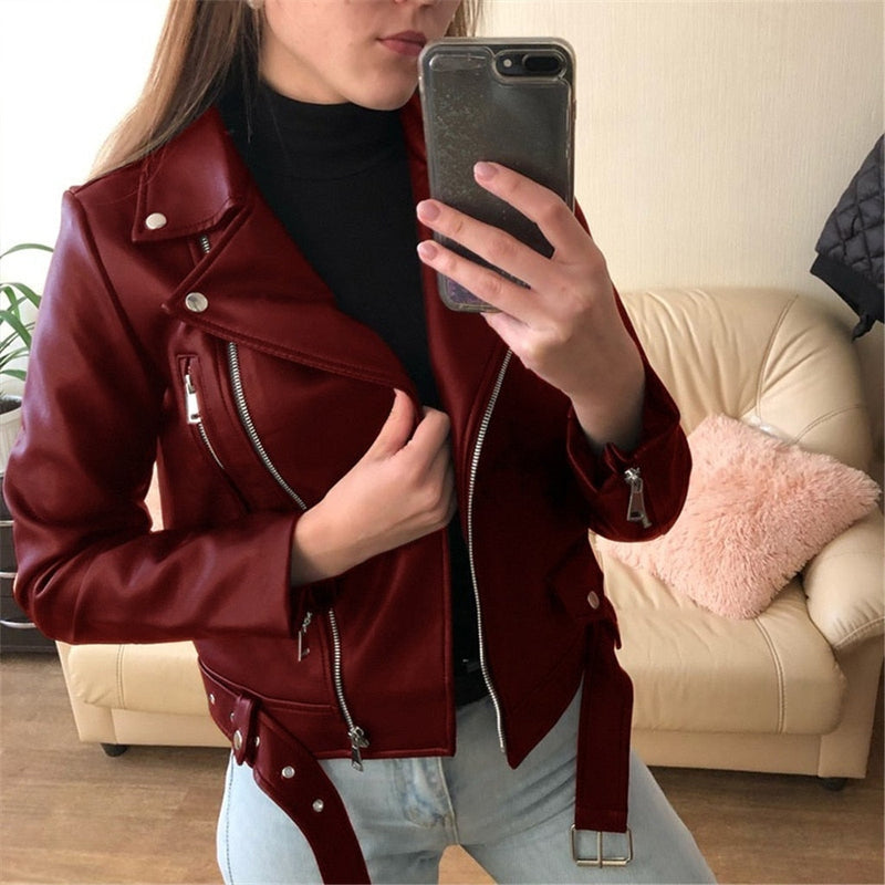 EP | TiaJacket I Veste en cuir pour femmes
