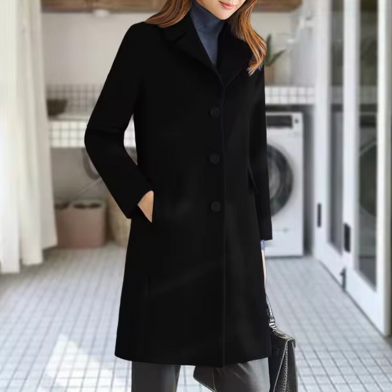 EP | Manteau en laine avec poche avant