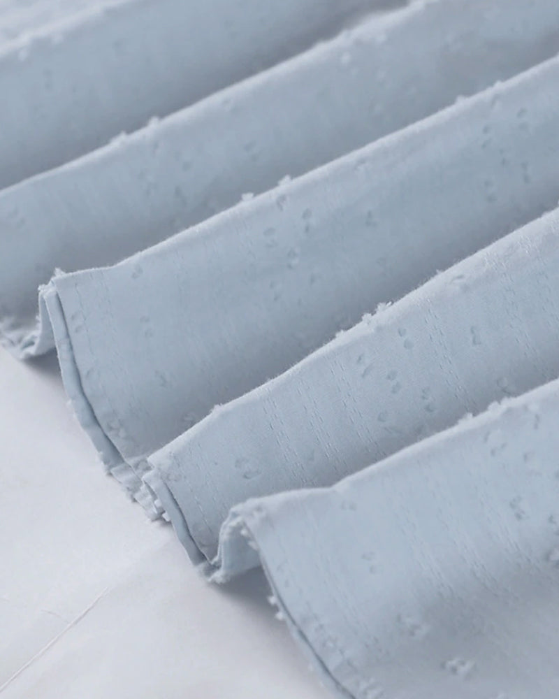 SL | Mini-robe en ligne A avec décolleté en V, manches 3/4 et poches