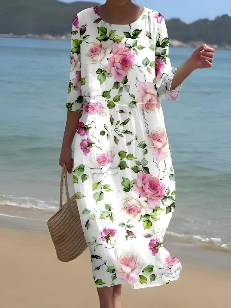 SL | Maxi robe à fleurs