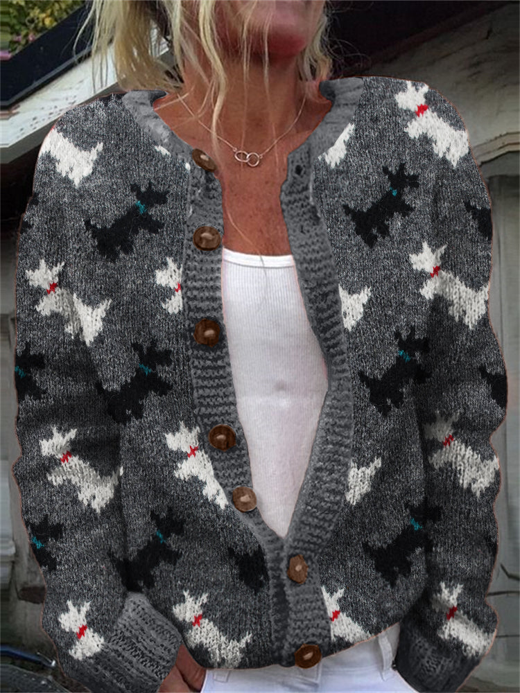 Cardigan au design réfléchi