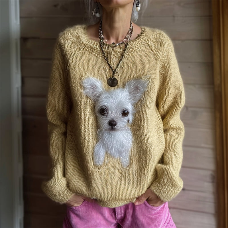 Pull au design réfléchi