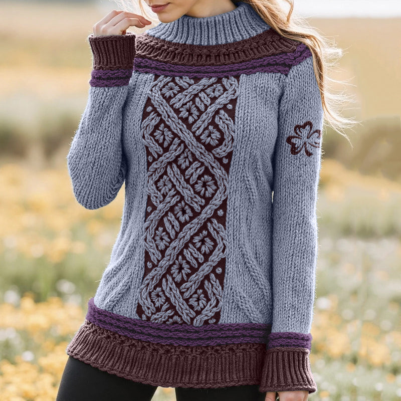 Pull au design réfléchi