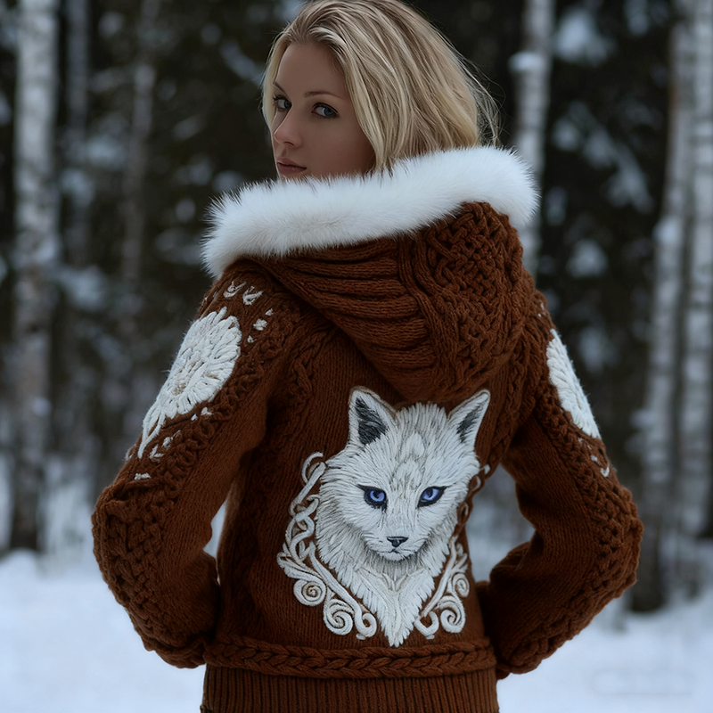 Pull au design réfléchi