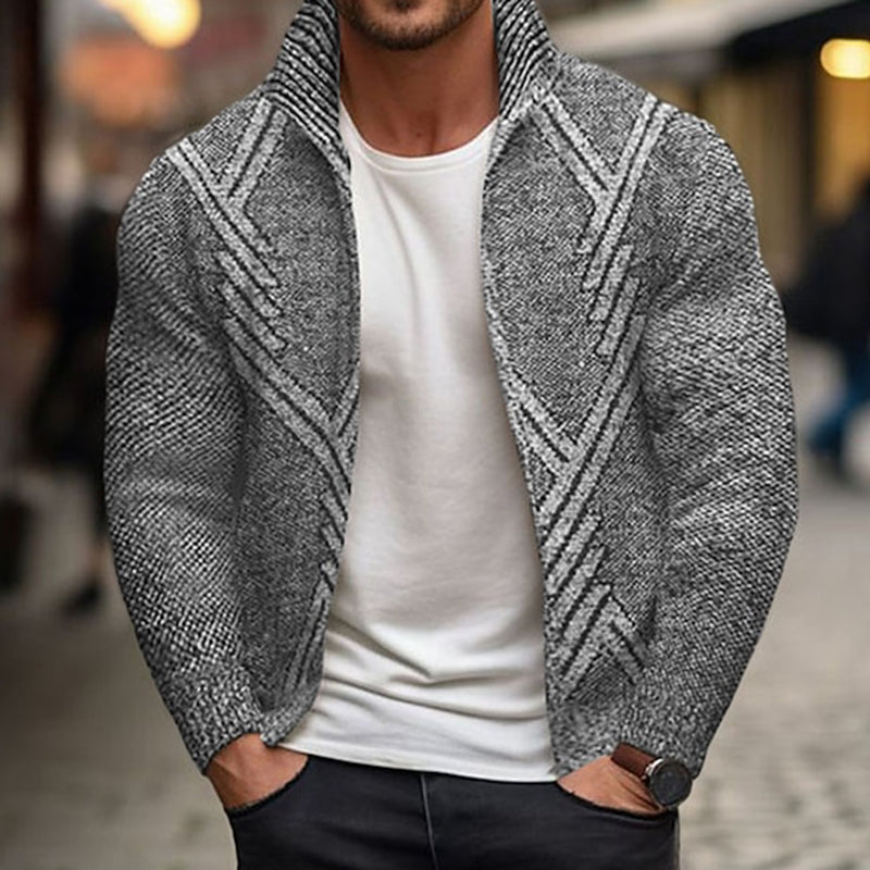Cardigan au design réfléchi