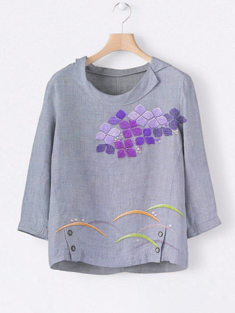 Haut au style vintage intemporel