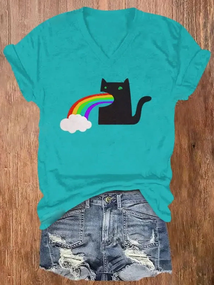 T-Shirt au design réfléchi