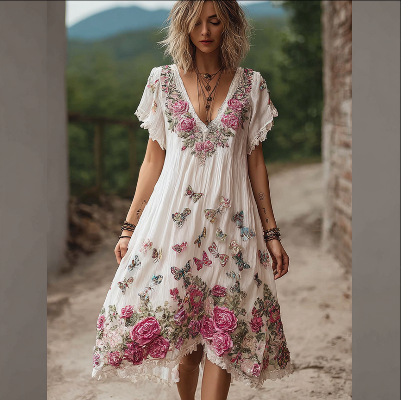Robe au design classique