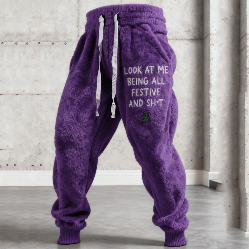 Pantalon au design réfléchi