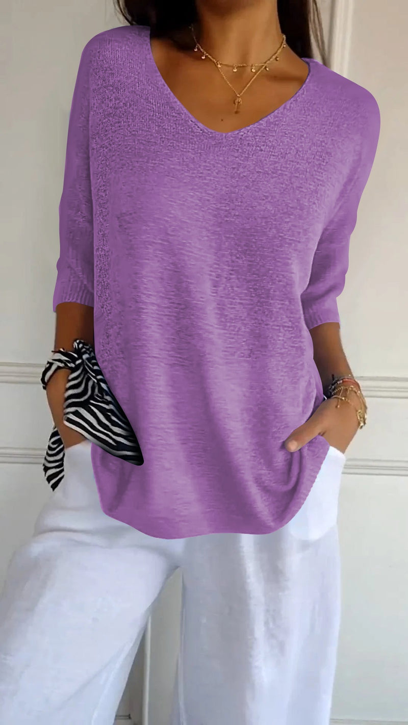 Pull au design réfléchi