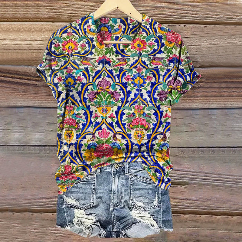 T-Shirt au design réfléchi
