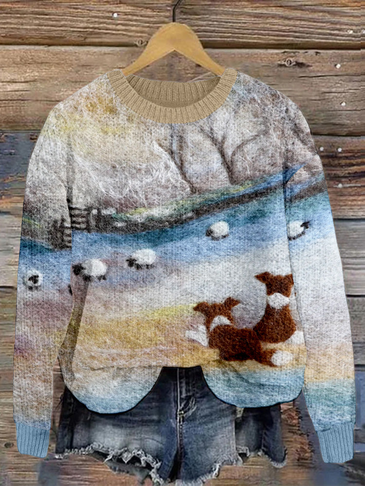 Pull au style vintage intemporel