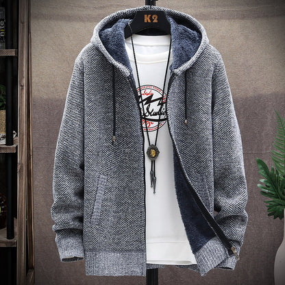 Men's Vintage Knitted Pattern Cardigan Sweater elevenforest