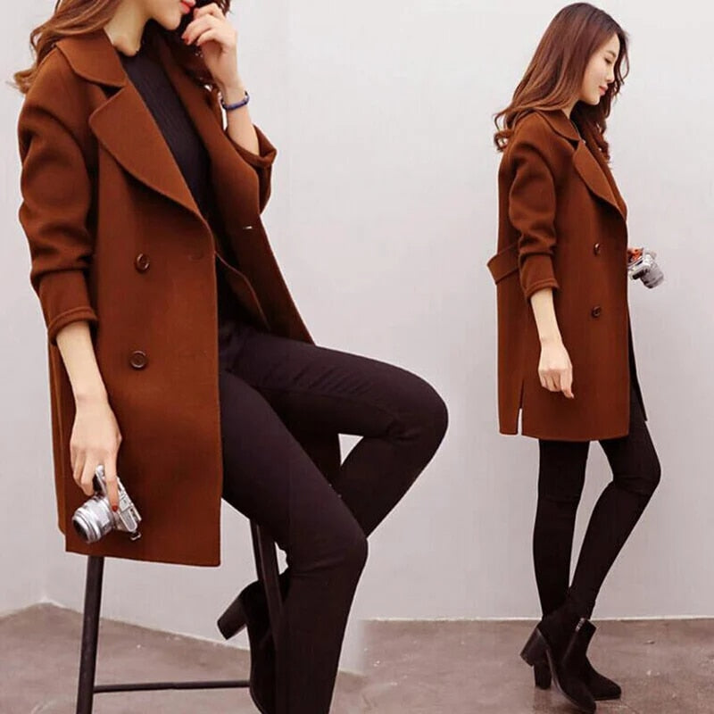 EP | Manteau en laine femme automne hiver