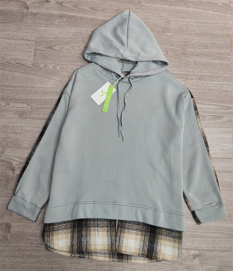EP | Confortable sweat à manches longues en patchwork