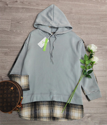 EP | Confortable sweat à manches longues en patchwork