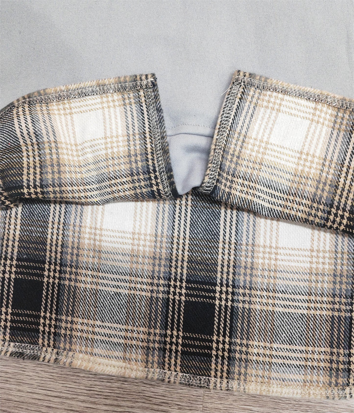 EP | Confortable sweat à manches longues en patchwork