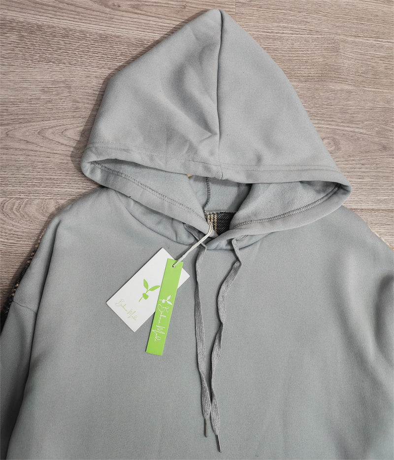 EP | Confortable sweat à manches longues en patchwork
