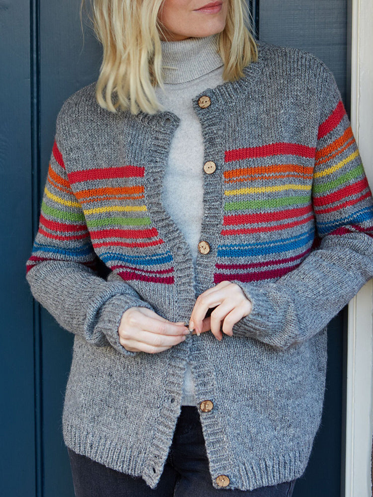 Cardigan au design réfléchi