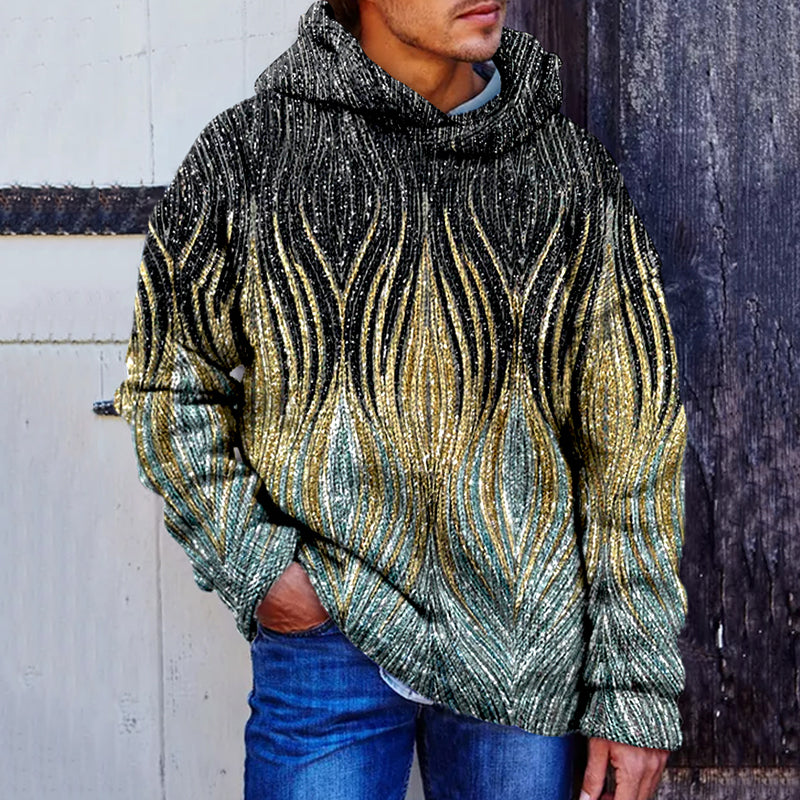 Pull au design réfléchi
