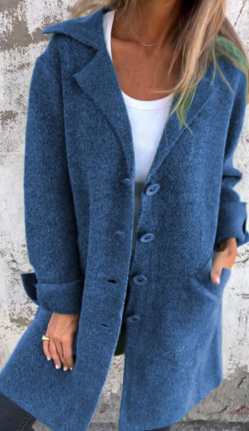 EP | Teni™ Veste longue décontractée et élégante avec poches pratiques