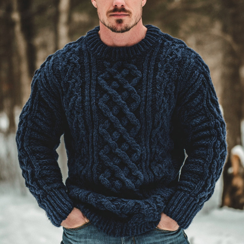 Pull au design réfléchi