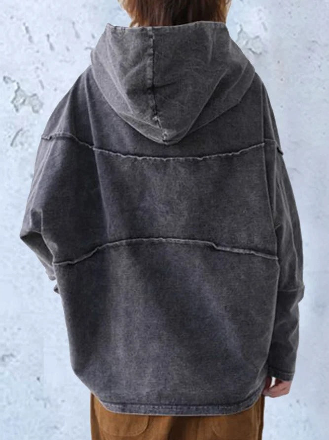 SL | Sweat à capuche en denim