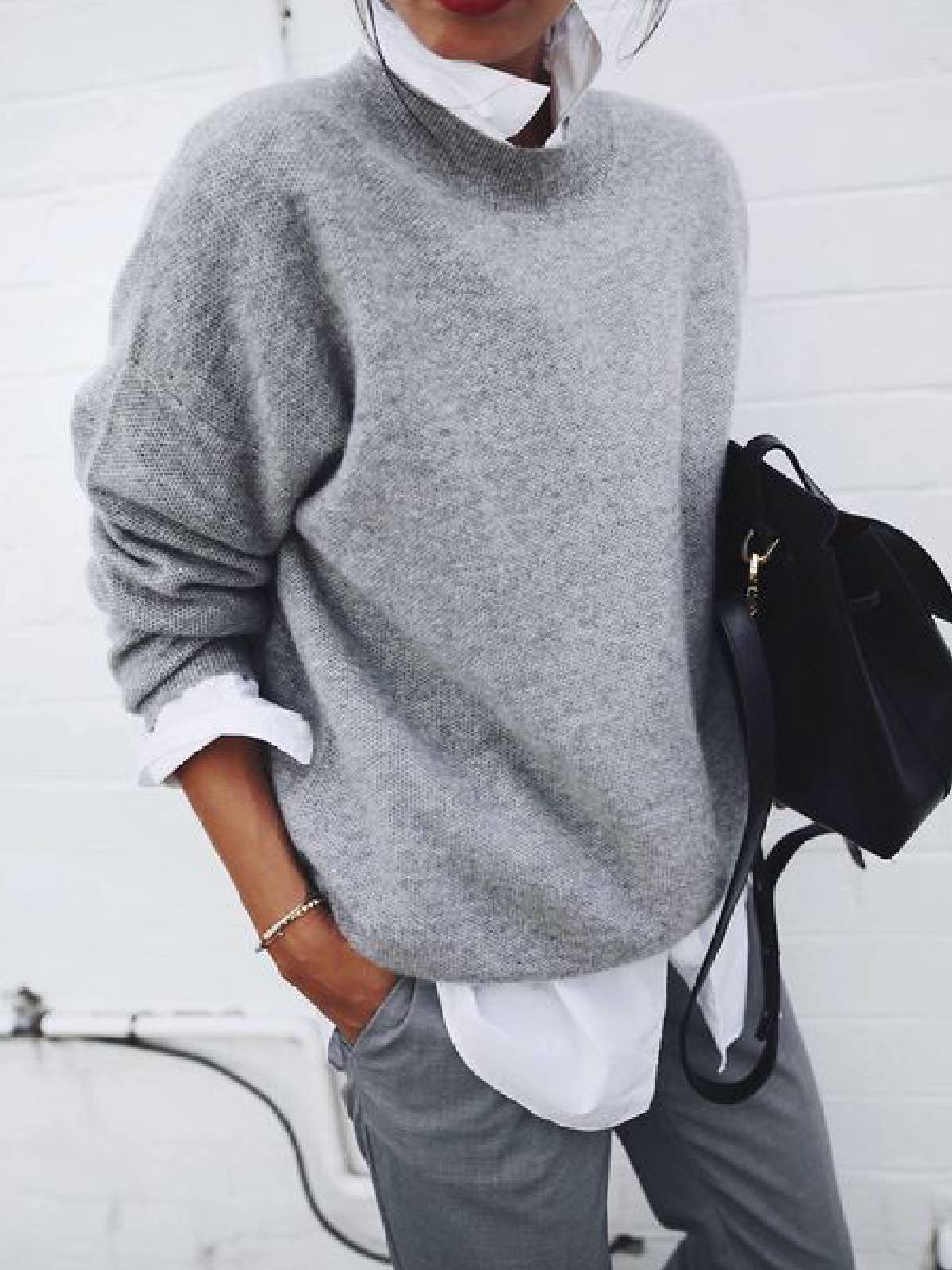 KS | Pull d'hiver décontracté au style sans effort