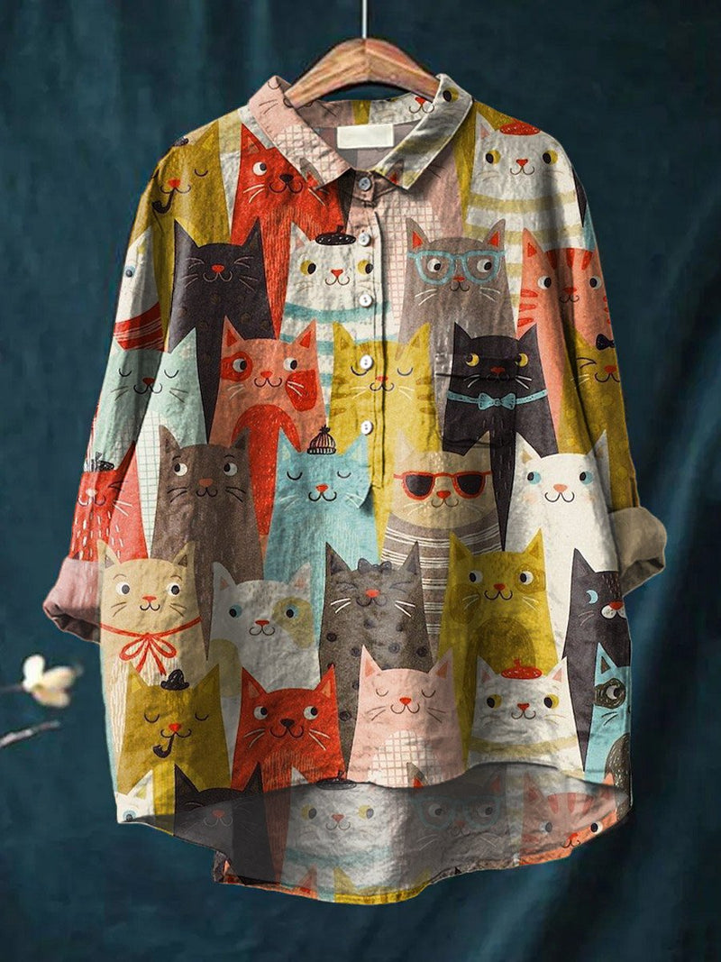 Chemise au style vintage intemporel