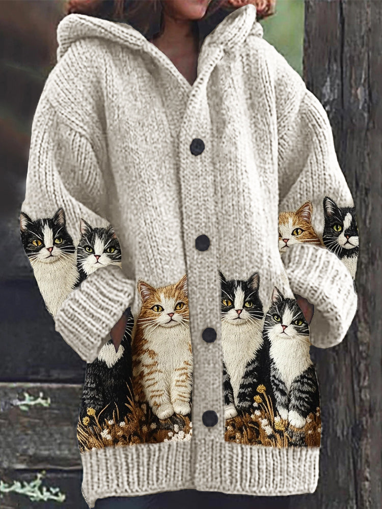Cardigan au design réfléchi
