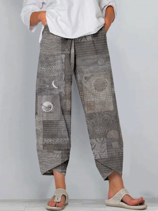 Pantalon au design réfléchi