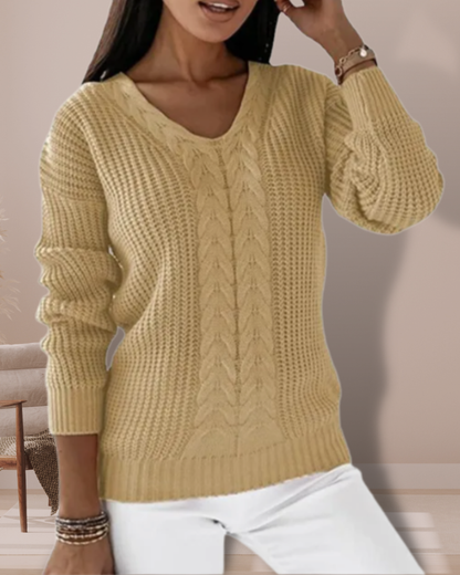 Pull au design réfléchi