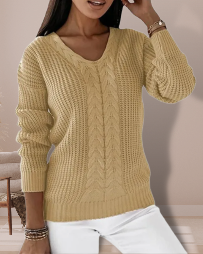 Pull au design réfléchi