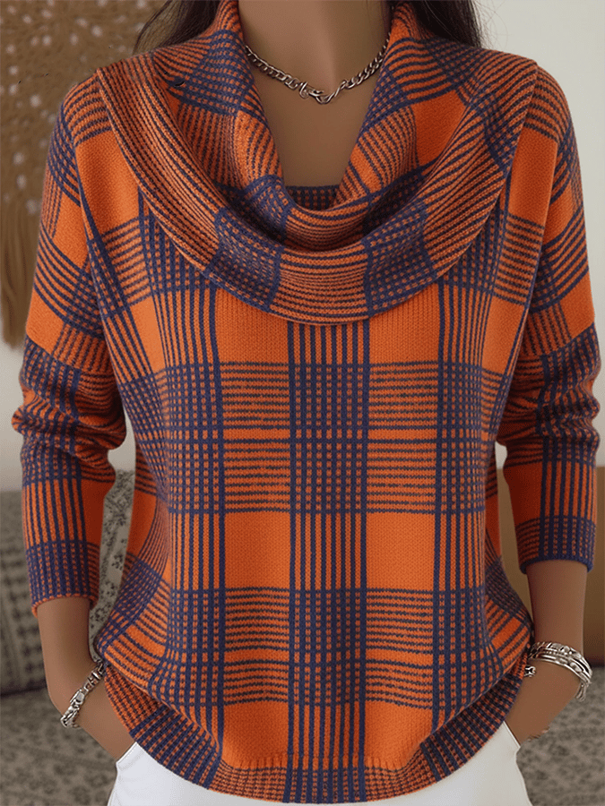 Pull au design réfléchi