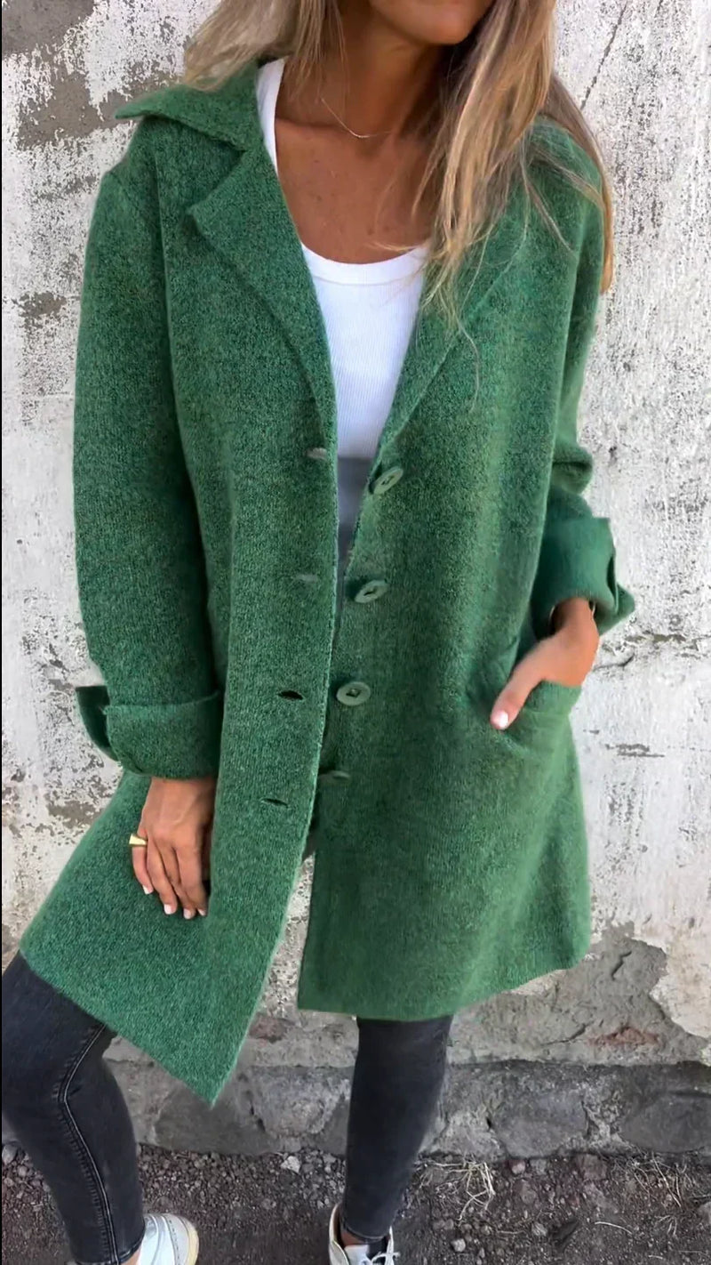 EP | Teni™ Veste longue décontractée et élégante avec poches pratiques