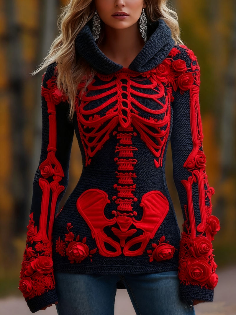 Pull au design réfléchi