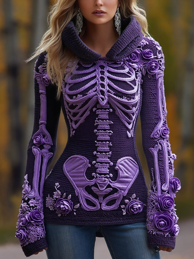 Pull au design réfléchi