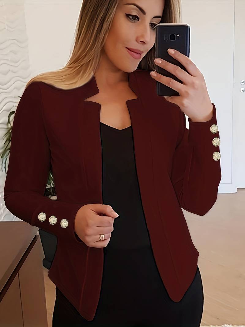 EP | blazer décontracté à manches longues et boutons