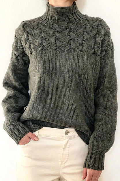 Pull au design réfléchi