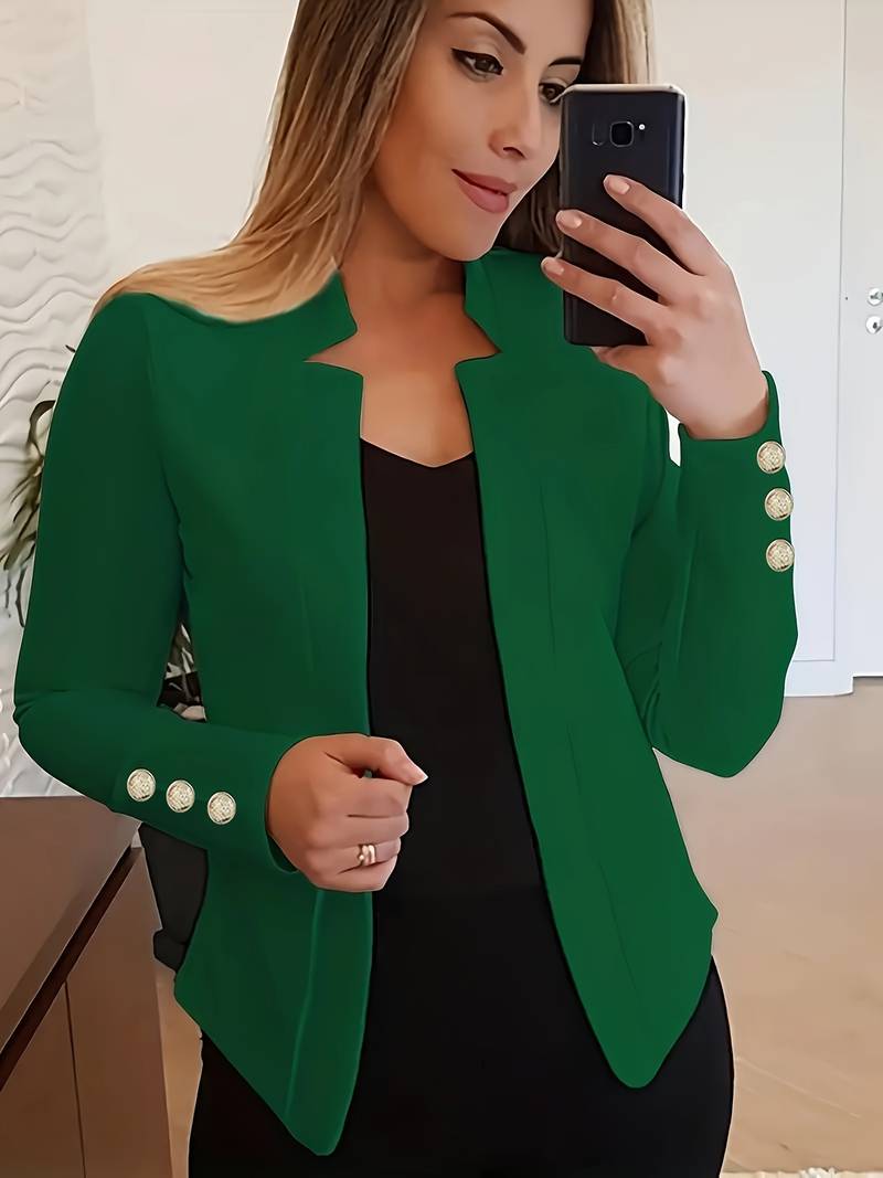 EP | blazer décontracté à manches longues et boutons