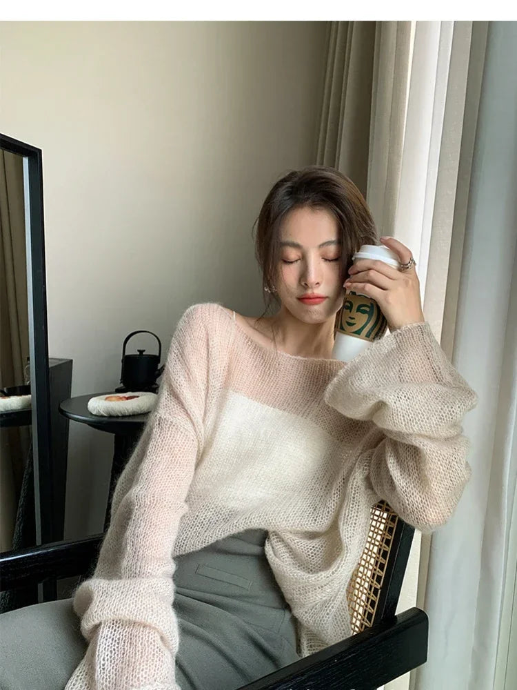 Pull au design réfléchi