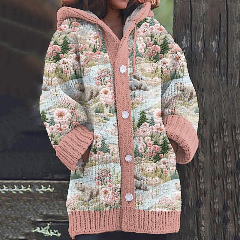 Cardigan au style vintage intemporel