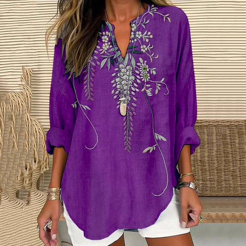 Chemise au style vintage intemporel