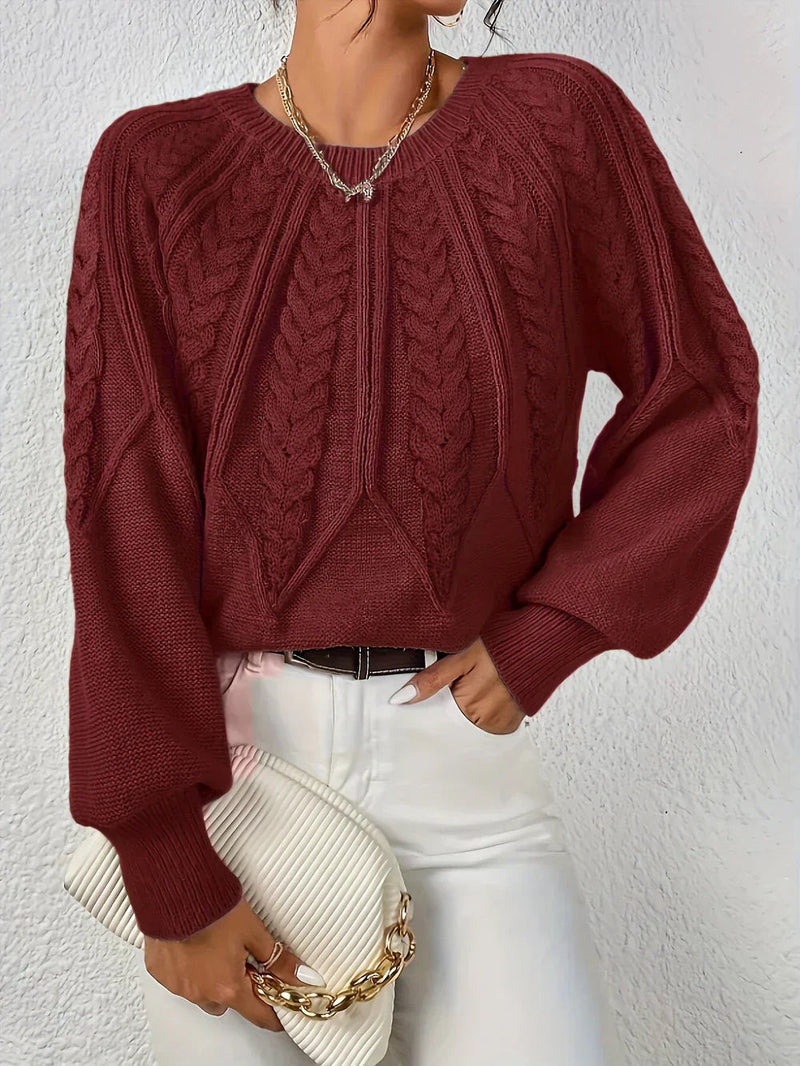 Pull au design réfléchi
