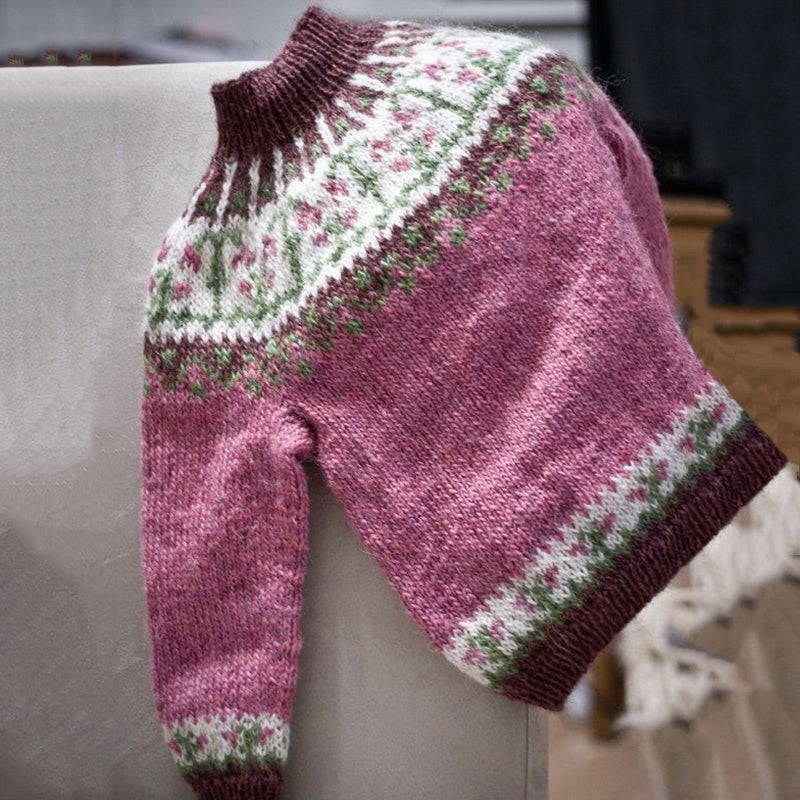 Pull magnifiquement confectionné