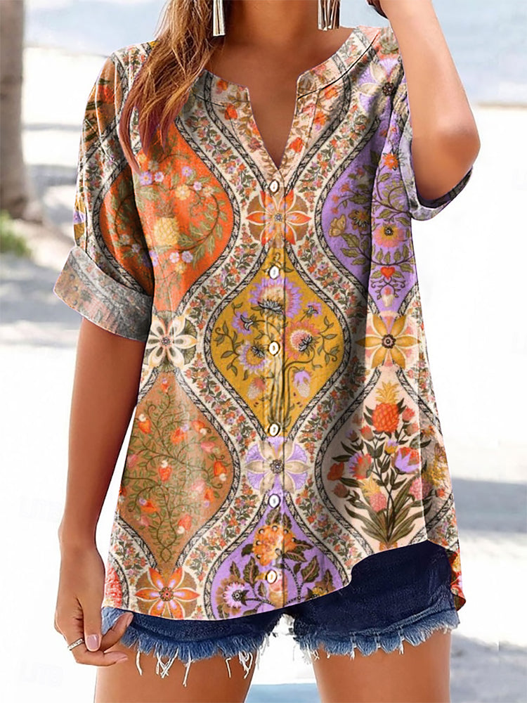 Chemise au design réfléchi